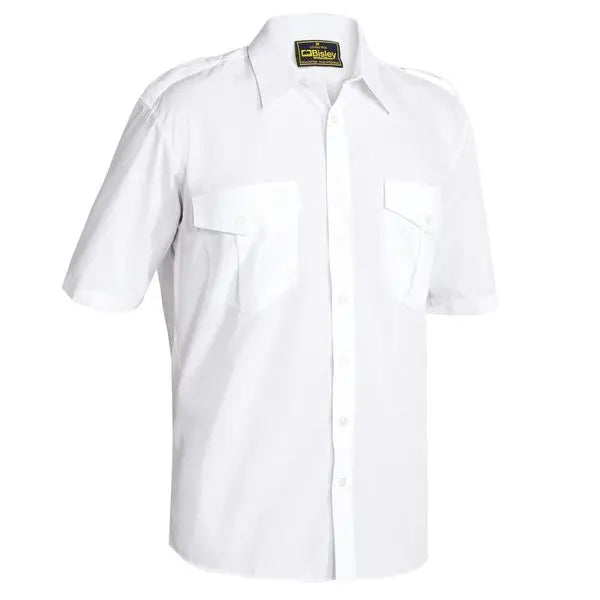 Bisley B71526 Mens Epaulette S/S Shirt