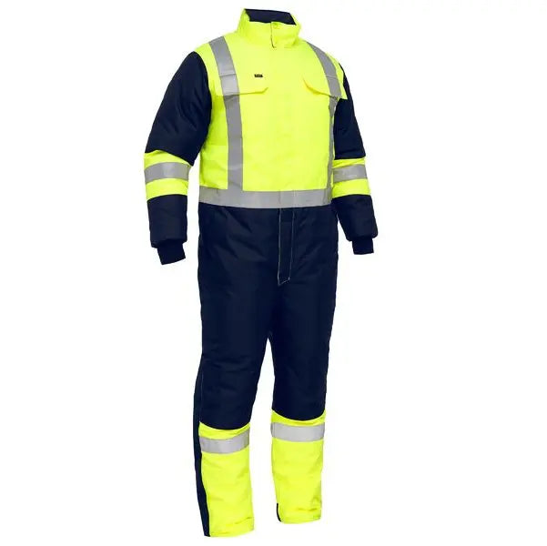 Bisley BC6453T X Taped Two Tone Hi-vis Freezer Coverall