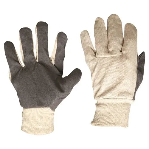Pro Choice CDVP Cotton Drill Vinyl Palm Gloves Large 12 Pairs