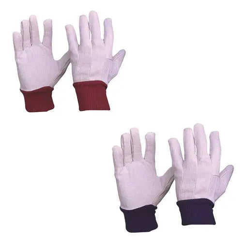 Pro Choice CD Cotton Drill Knit Wrist Gloves 12 Pairs