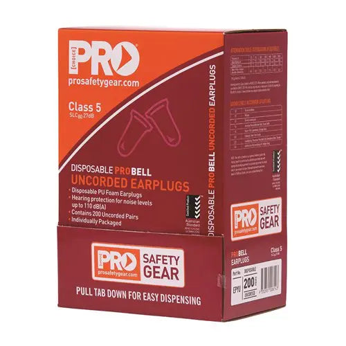 Pro Choice EPYU Disposable Uncorded Earplugs – Box Of 200