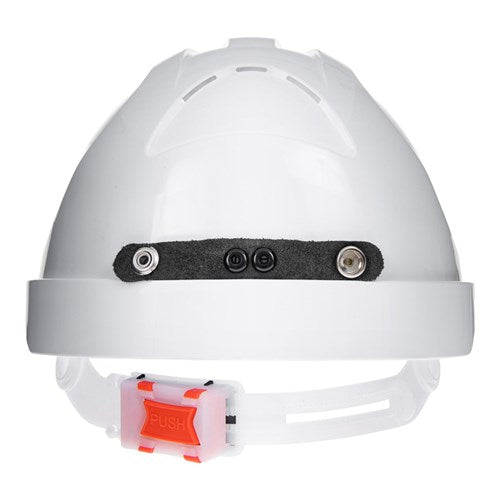 Pro Choice HHV9LB V9 Hard Hat Vented + Lamp Bracket Push lock Harness-White