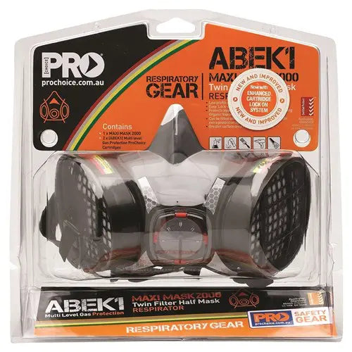 Pro Choice HMABEK1 Assembled Half Mask With ABEK1 Cartridges