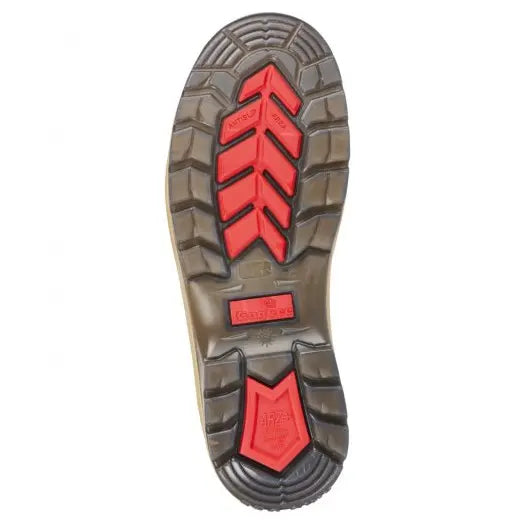 KingGee K27100 Tradie Wheat Zip Side Safety Boot-Wheat