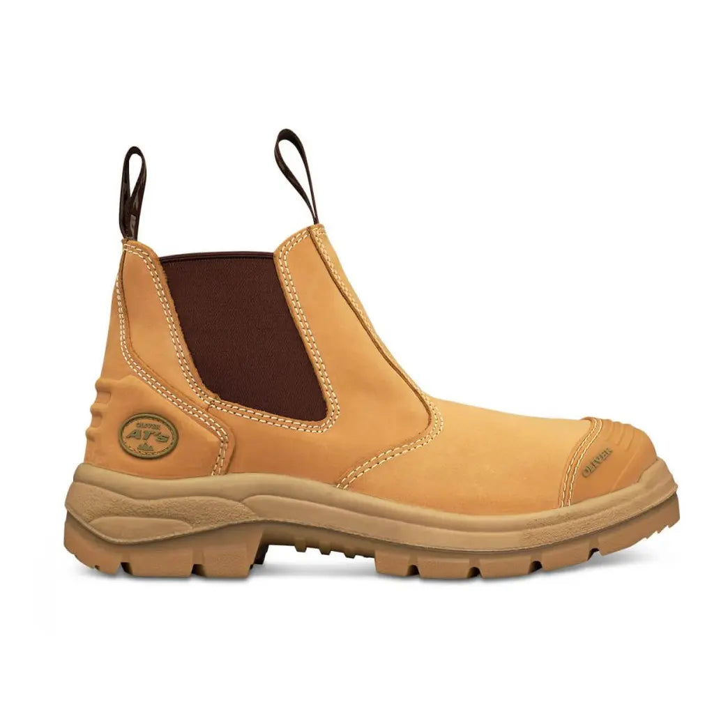 Oliver 55-322 Wheat Elastic Sided Safety Boot