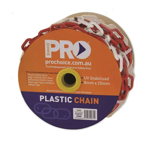 Pro Choice PCRW825 8mm Red/White Chain