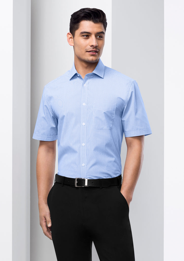 Biz Collection S812MS Men's Euro Short Sleeve Shirt