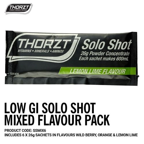 THORZT SSMIX6 LOW SUGAR SOLO SHOTS - MIXED FLAVOUR