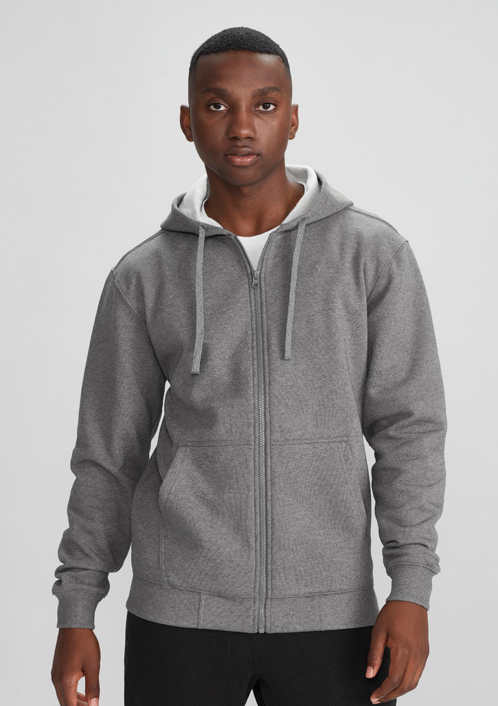 Biz Collection SW762M Men's Crew Zip Hoodie