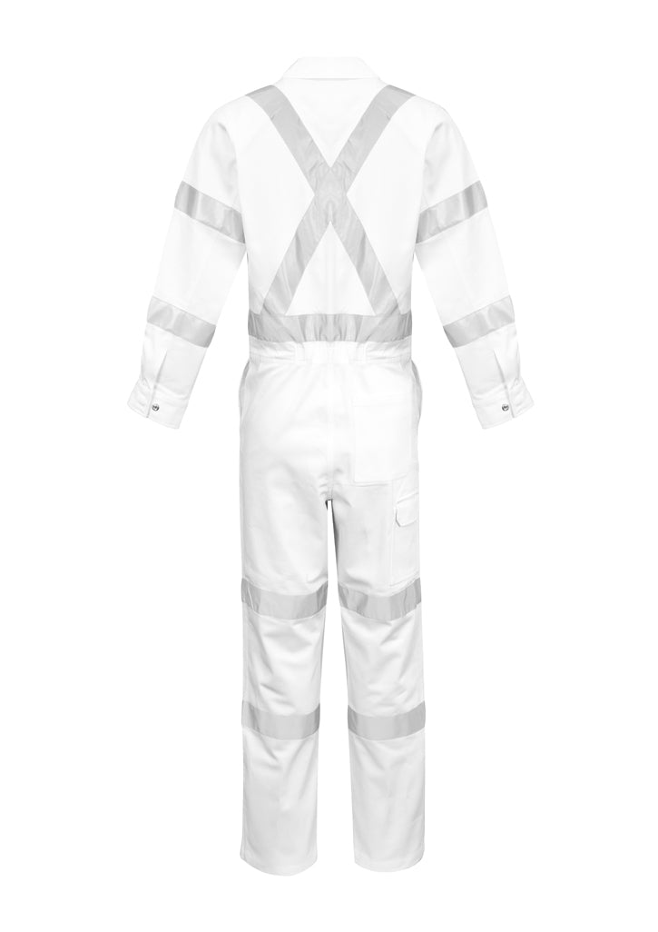 Syzmik ZC620 Men's Bio Motion X Back Overall White