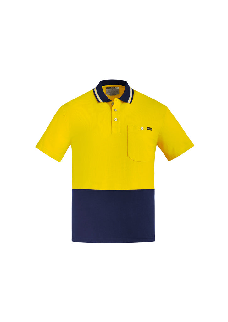 Syzmik ZH435 Men's Hi Vis Cotton S/S Polo