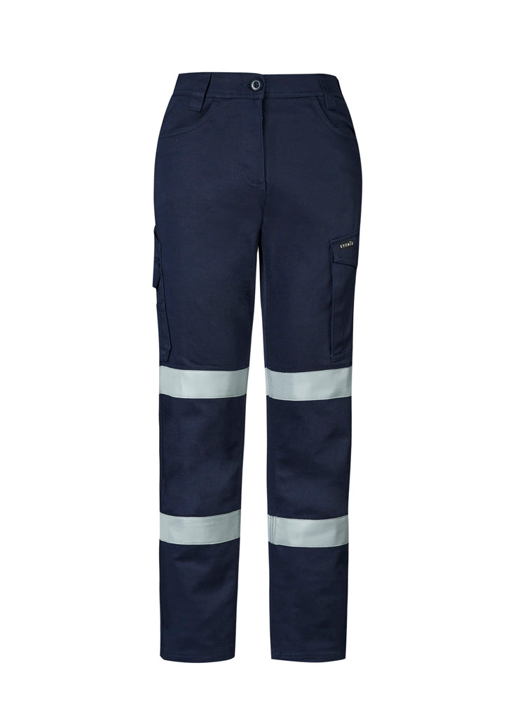 Syzmik ZP733 Women's Essential Stretch Taped Cargo Pant Navy