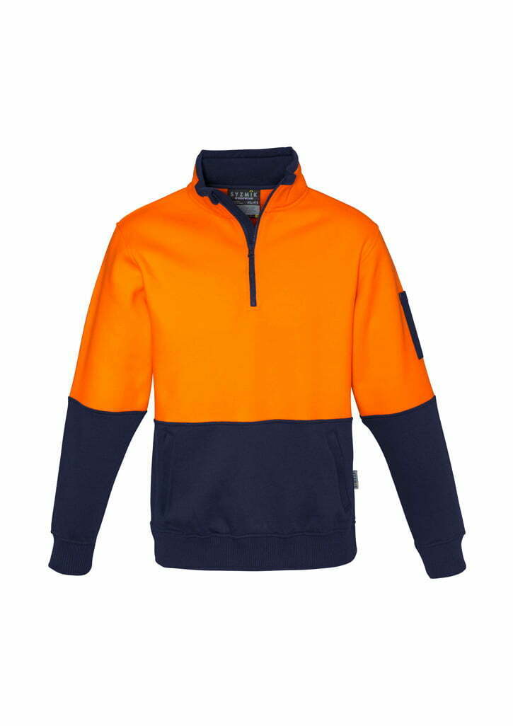 Syzmik ZT476 Unisex Hi Vis Half Zip Pullover