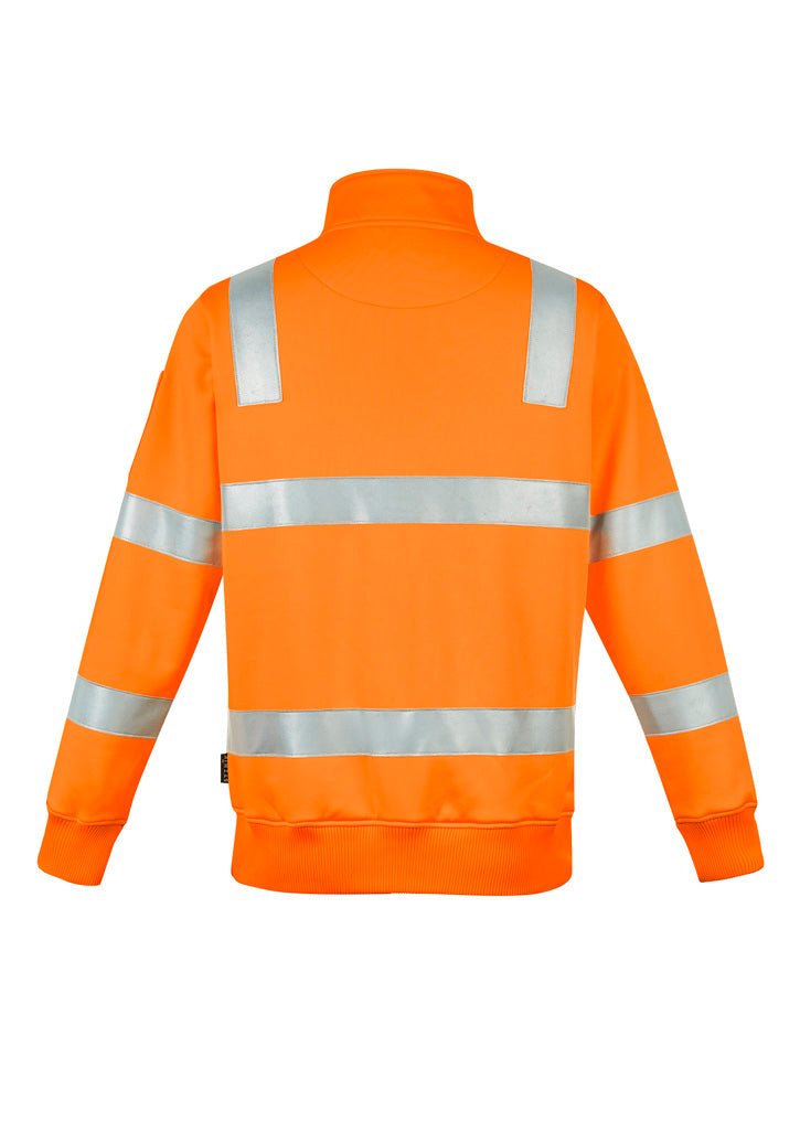 Syzmik ZT640 Unisex Hi Vis Vic Rail 1/4 Zip Pullover VIC Rail Orange