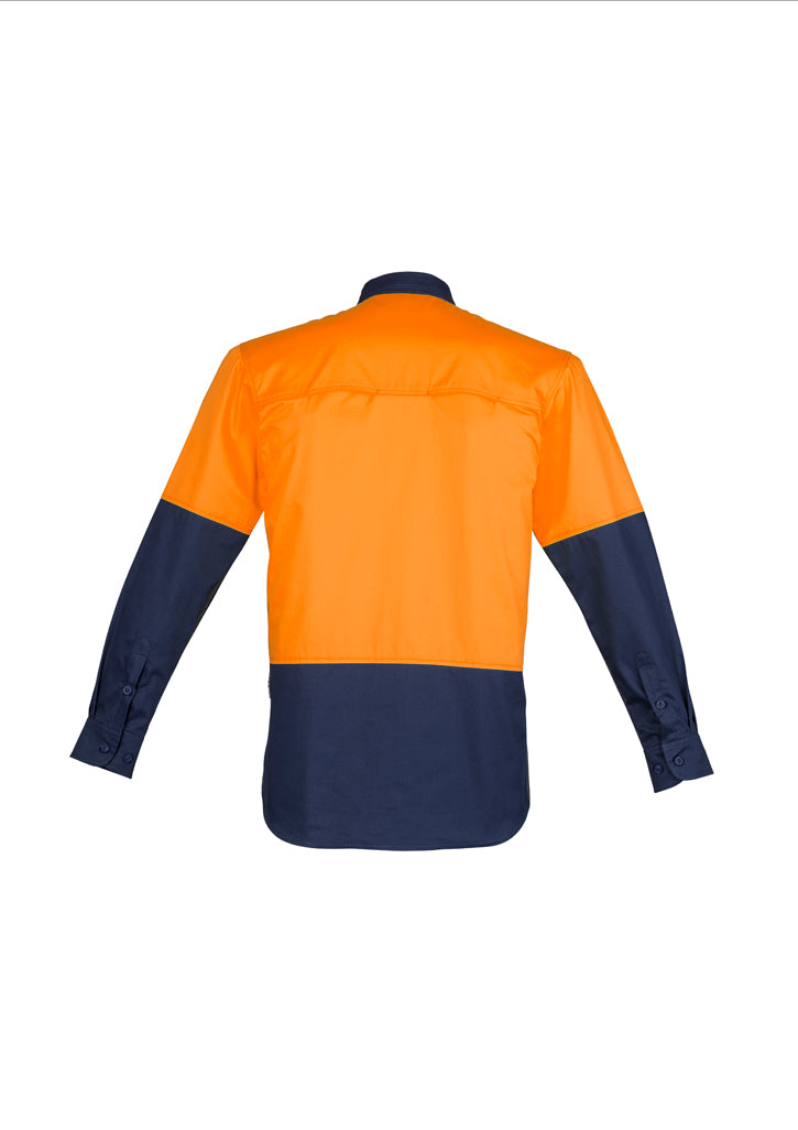 Syzmik ZW560 Men's Hi Vis Closed Front L/S Shirt