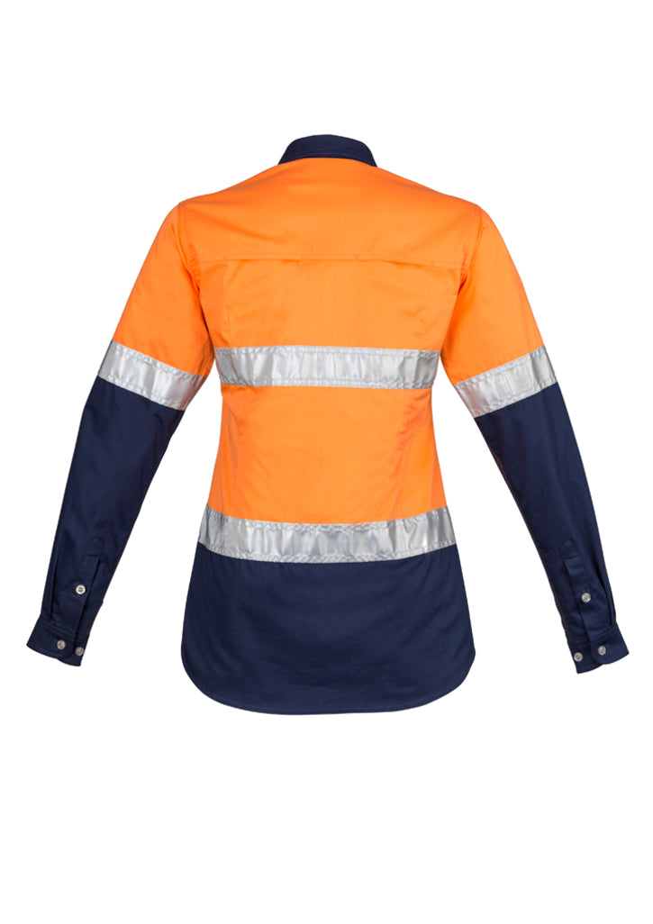 Syzmik ZWL123 Women's Hi Vis Spliced Industrial Shirt - Hoop Taped