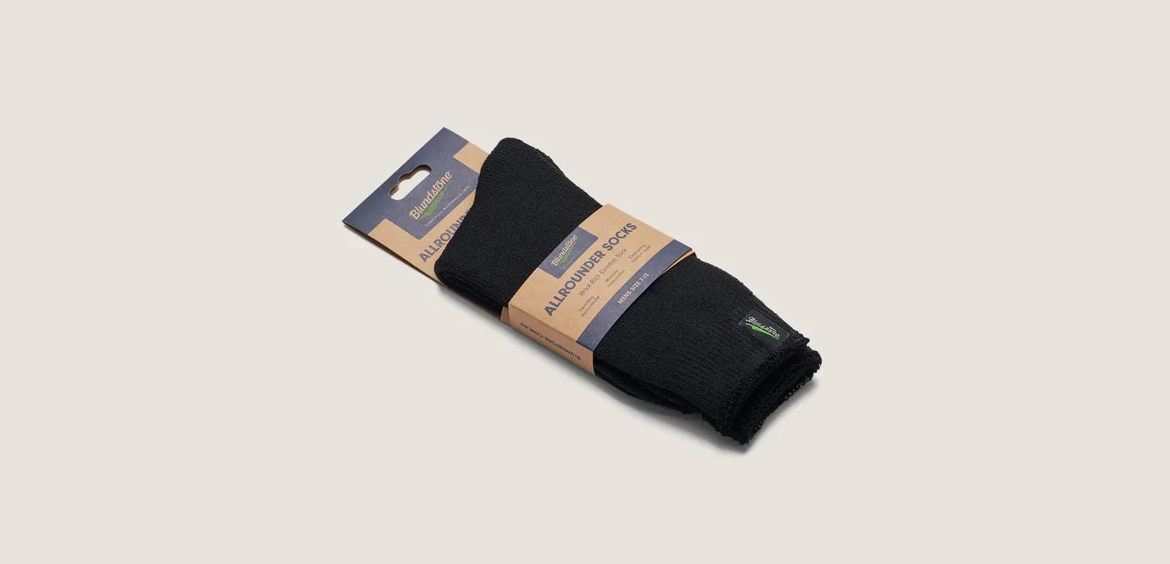 Blundstone SOCKARBLK Allrounder Wool Socks- Size 7-12