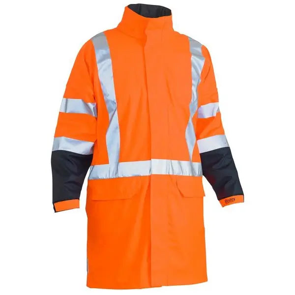 Bisley Bj6955XT Taped Hi-vis X Back Stretch Rain Coat