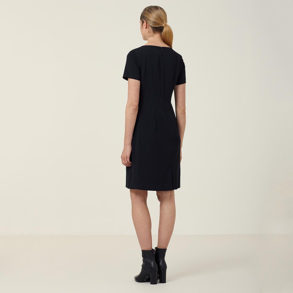 NNT CAT67A Short Sleeve Dress  Black