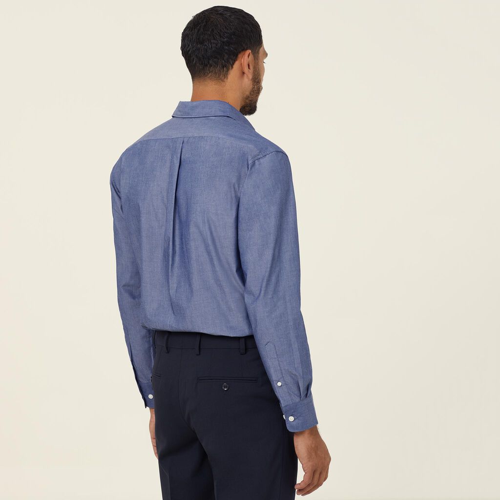 NNT CATJ2W Long Sleeve Chambray Shirt