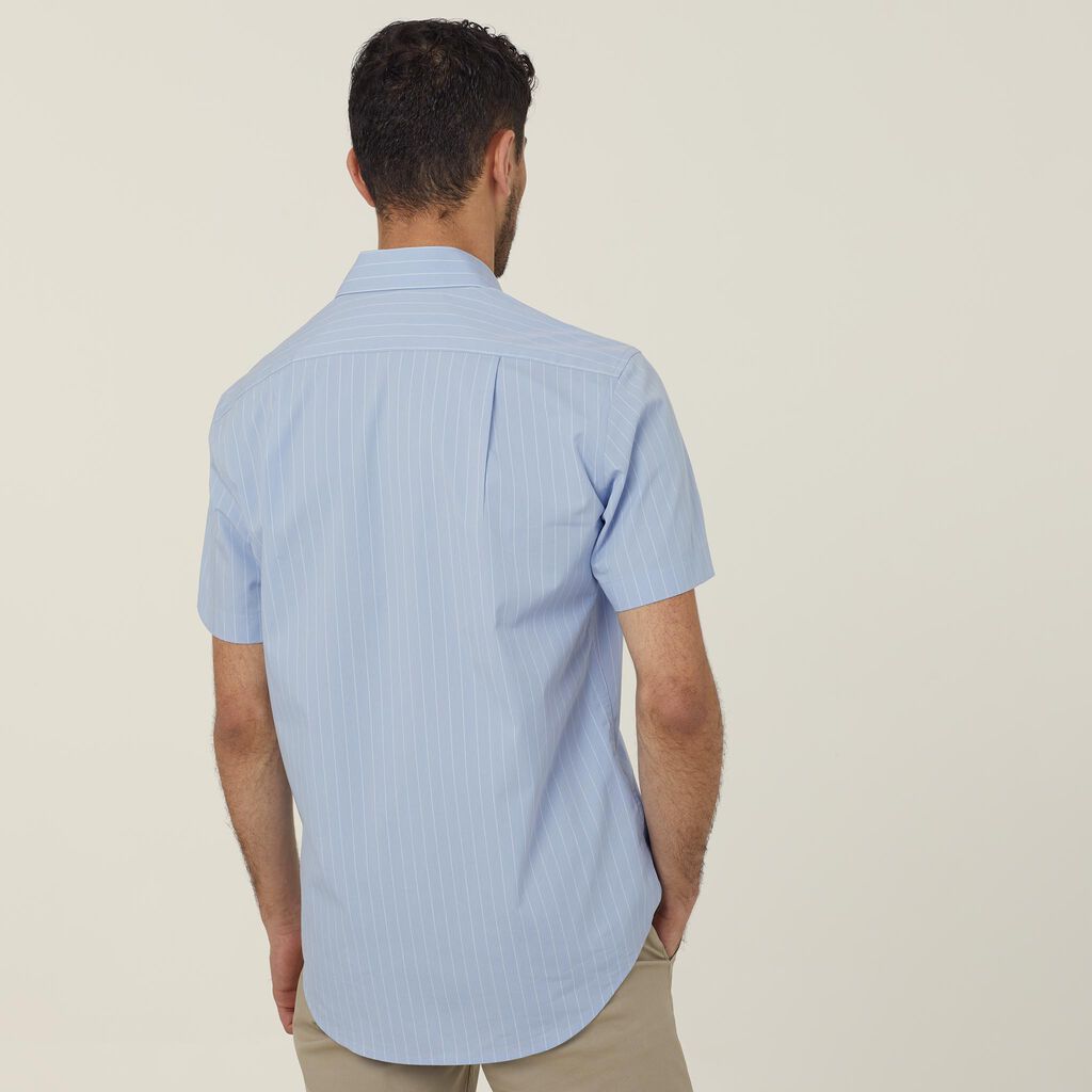 NNT CATJDM Avignon Pinstripe Short Sleeve Shirt