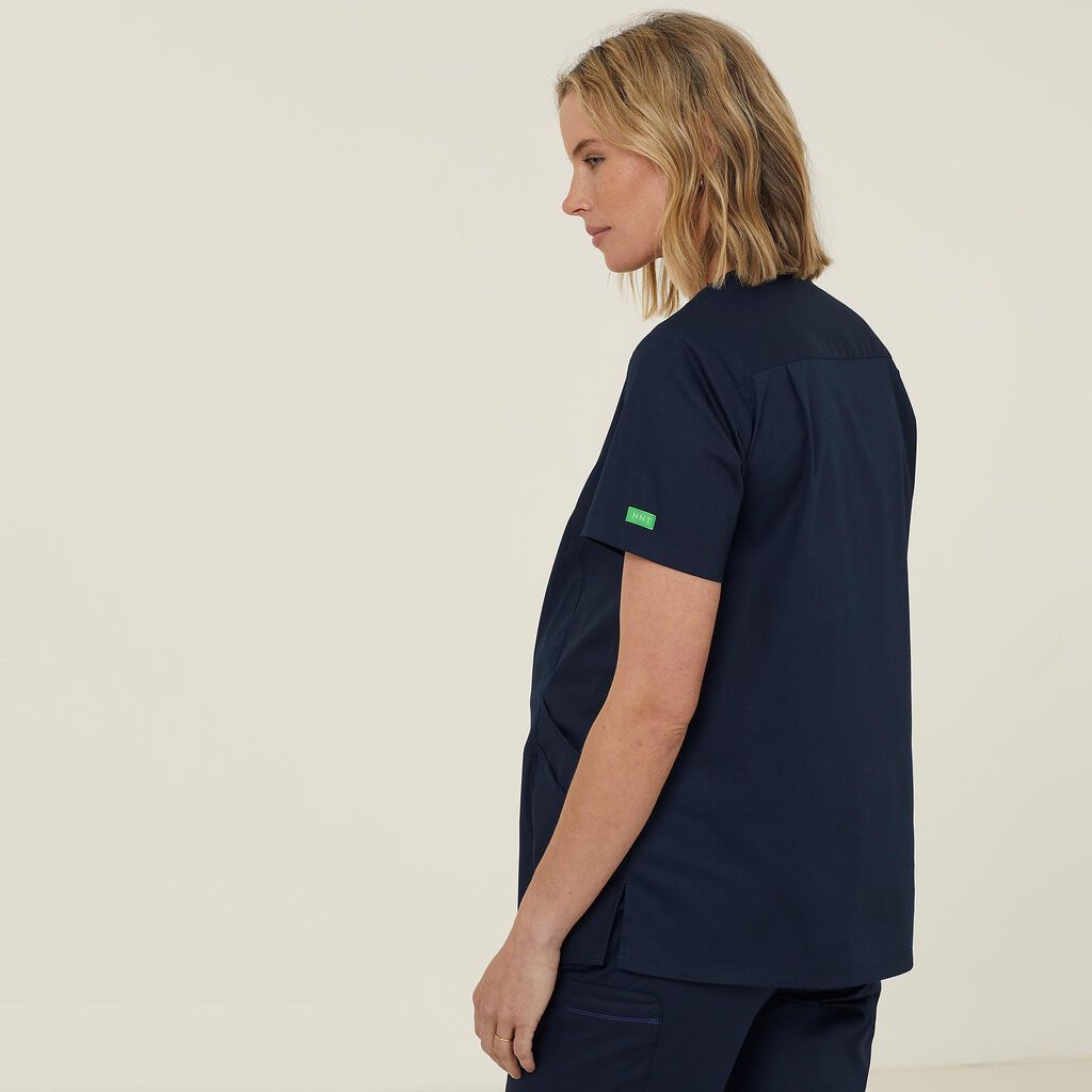 NNT CATULJ Next-Gen Antibacterial Maternity Scrub Top Midnight