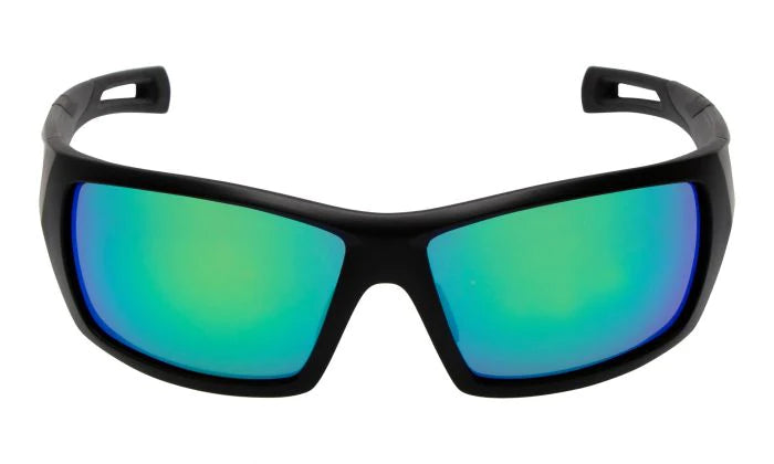 Ugly Fish RS6002 MBL.GR Chisel Safety Sunglasses - Matt Black Frame/Green Revo Lens