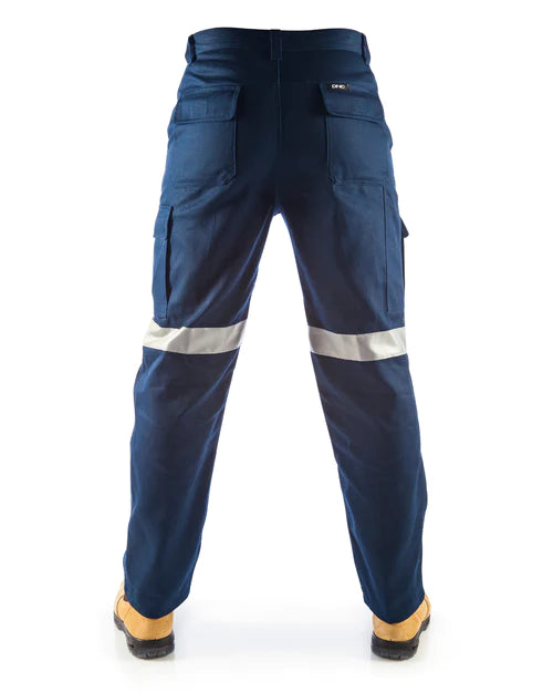 DNC 3319 Cotton Drill Cargo Pants With 3M R/Tape