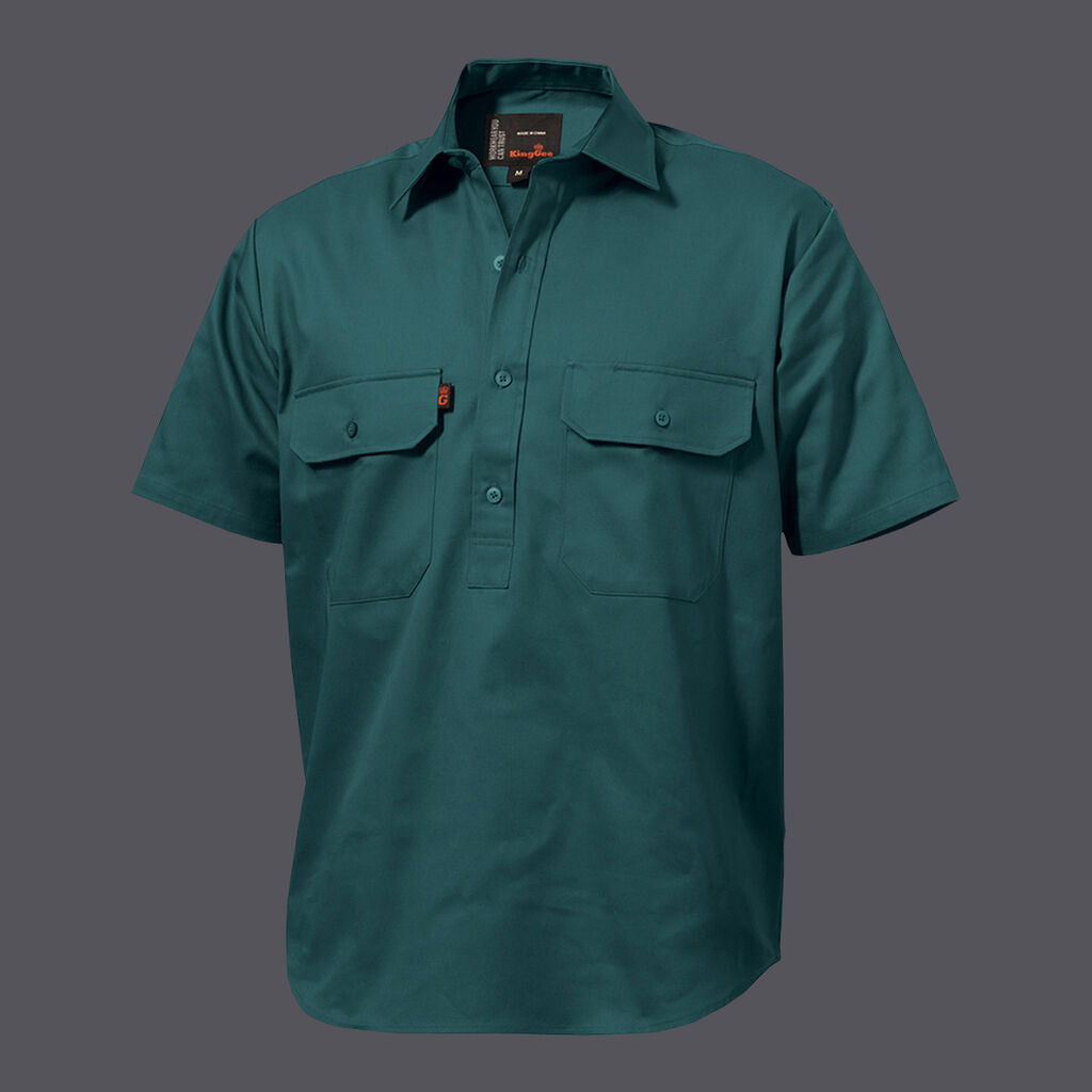 KingGee K04060 Closed Front Drill Shirt S/S