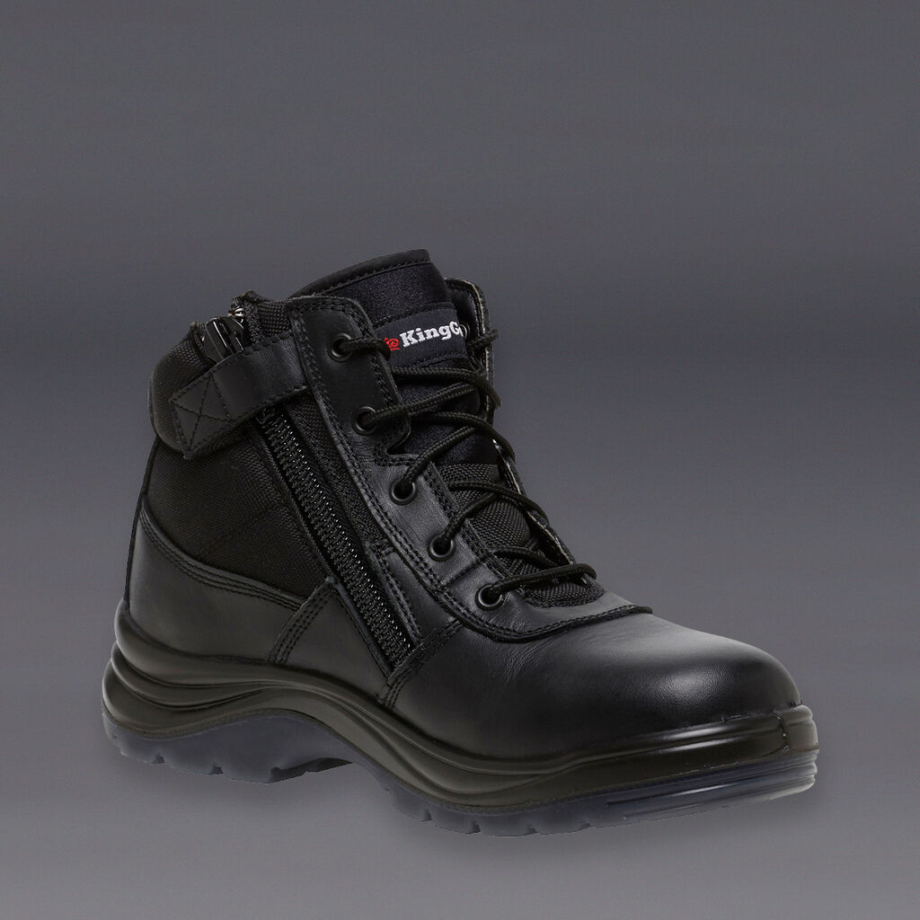 KingGee K23150 Tradie Shield Non-safety Zip Boot-Black
