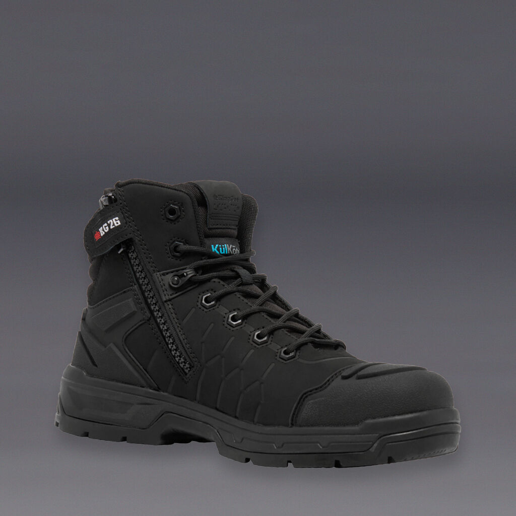 KingGee K27145 Quantum Hybrid Composite Toe Work Boots 5″ Black