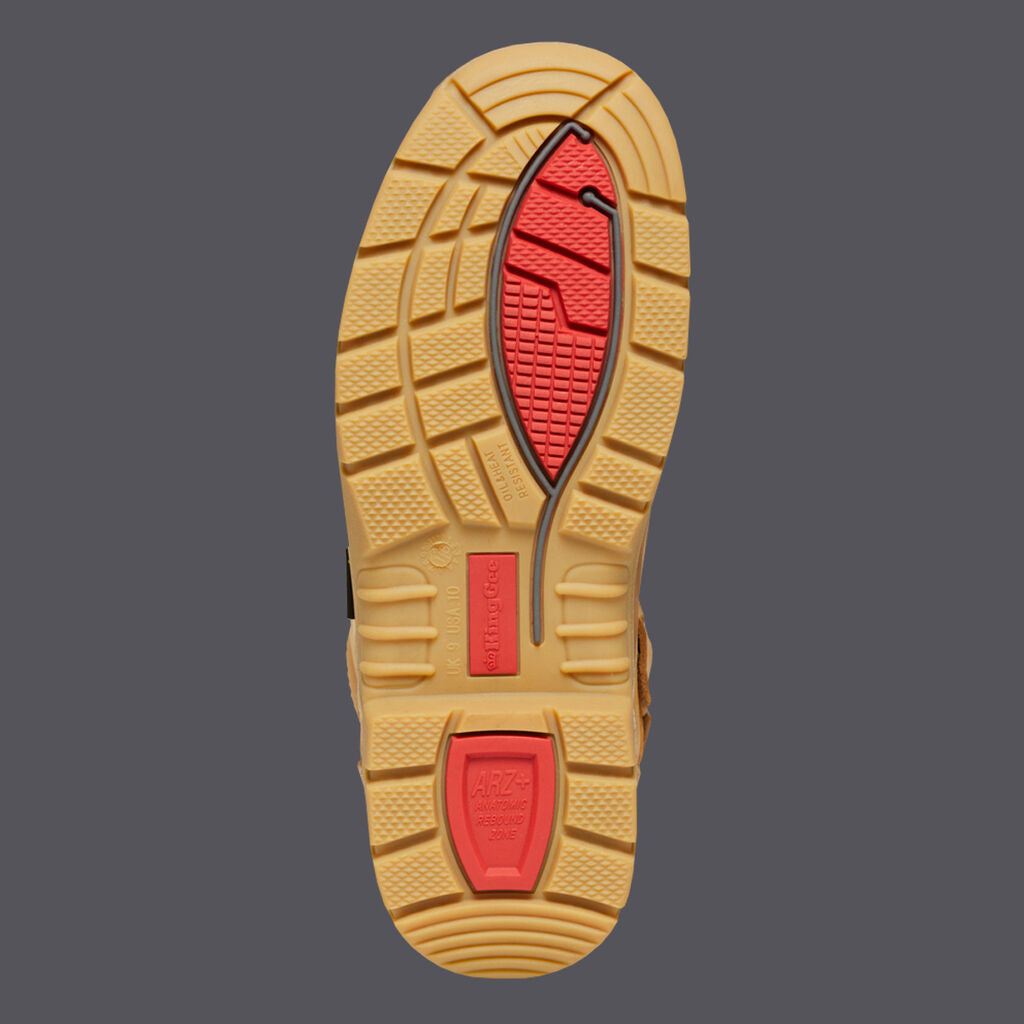 KingGee K27880 Phoenix 6z 150mm Side Zip Safety Boot- Wheat