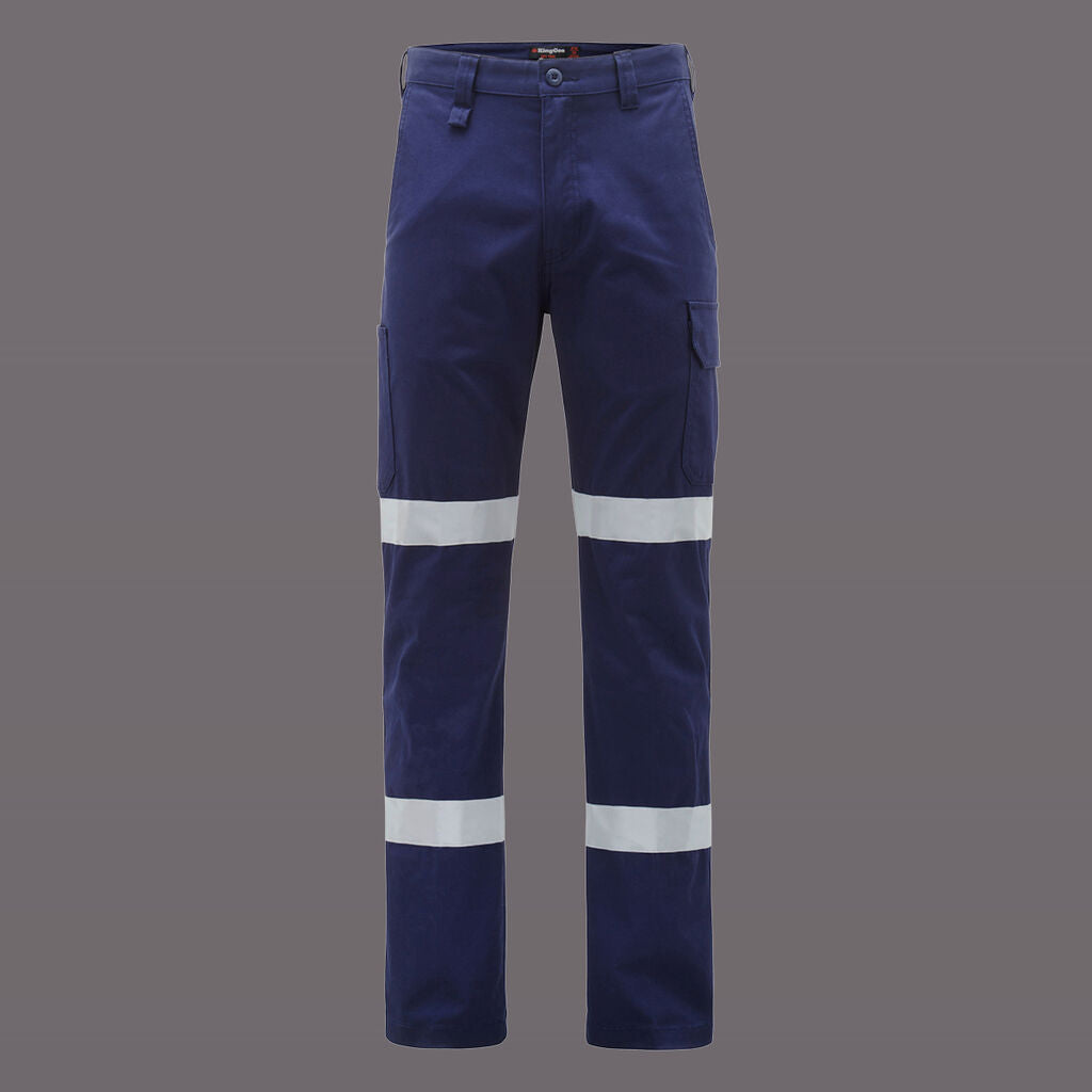 KingGee K53018 Stretch Bio Motion Cargo Pant-Navy