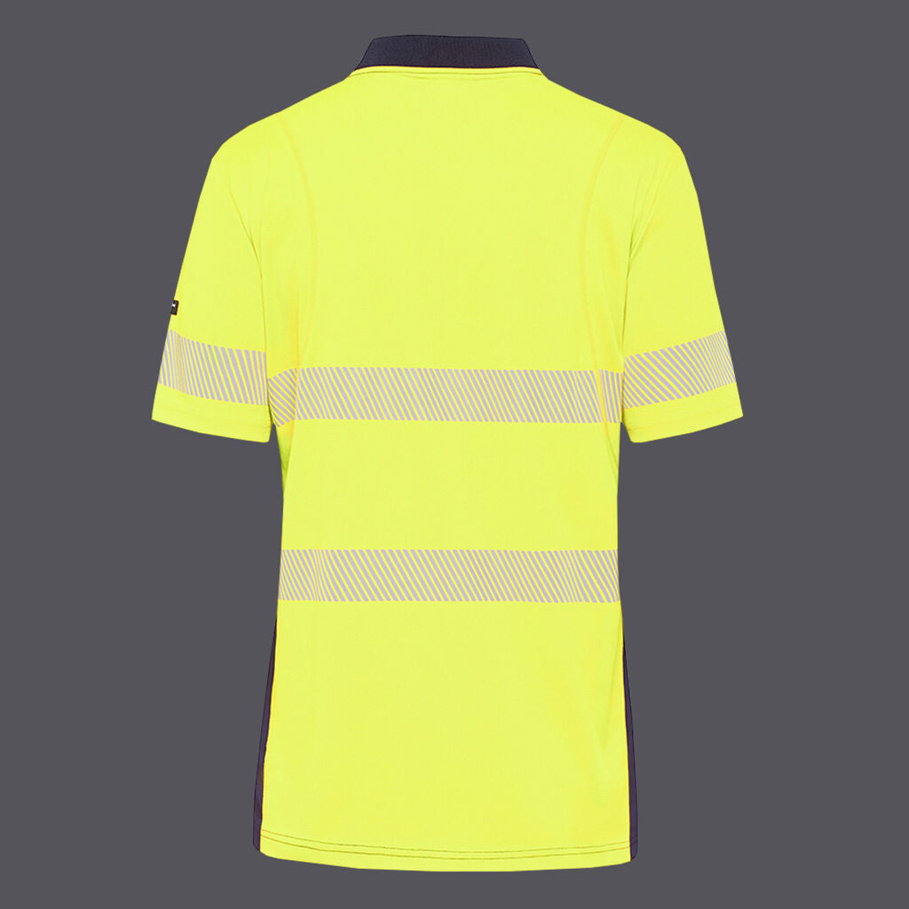 KingGee K54215 Workcool Hyperfreeze Hi-vis Taped Spliced Polo S/S