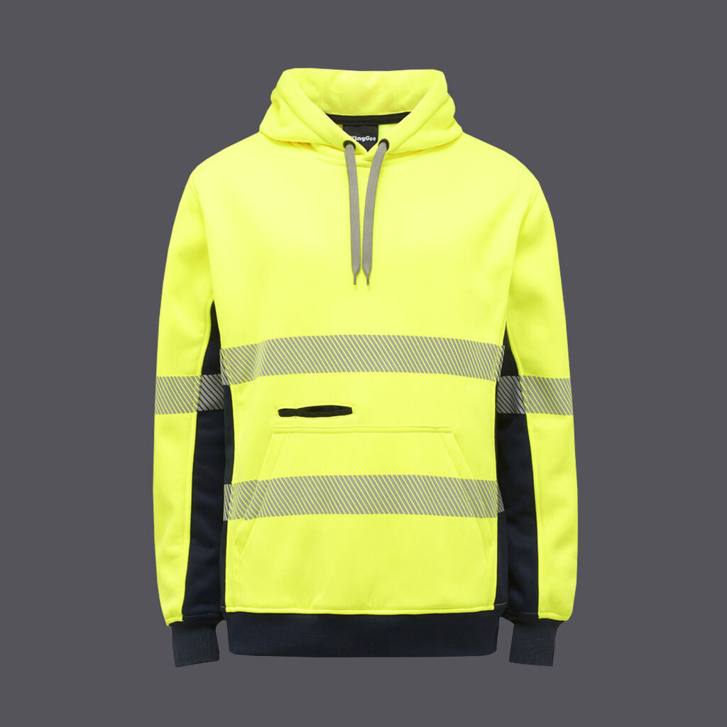 KingGee K55054 Hi-vis Reflective Pull Over Hoodie