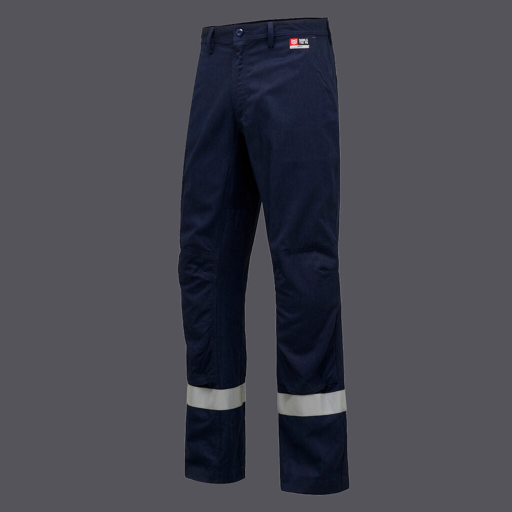 KingGee Y02670 Shield Tec Fr Cargo Pant With Fr Tape And Knee Pocket-Navy