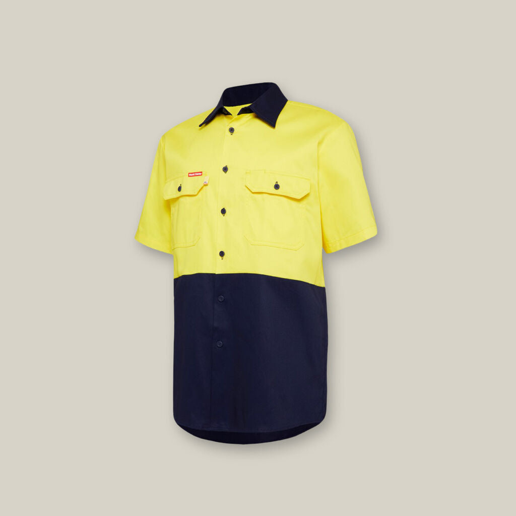 Hard Yakka Y04620 Core Hi-vis 2 Tone Light Weight Vented Shirt