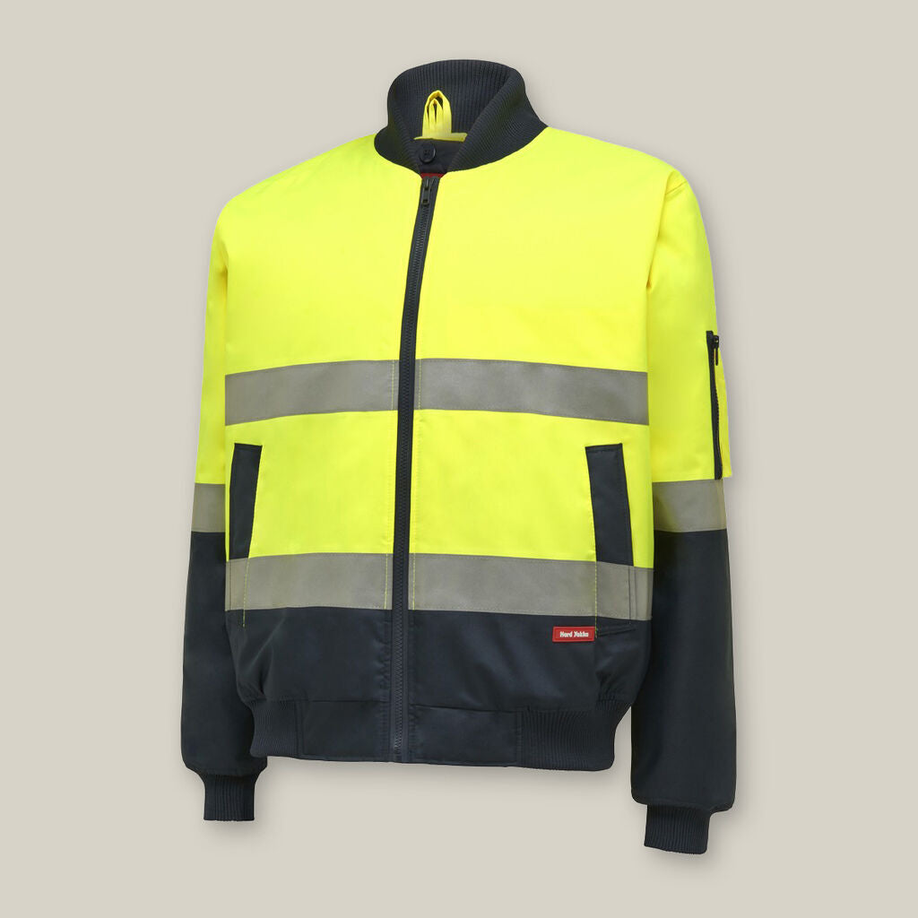 Hard Yakka Y06675 Core Hi-vis 2 Tone Taped Waterproof Bomber Jacket