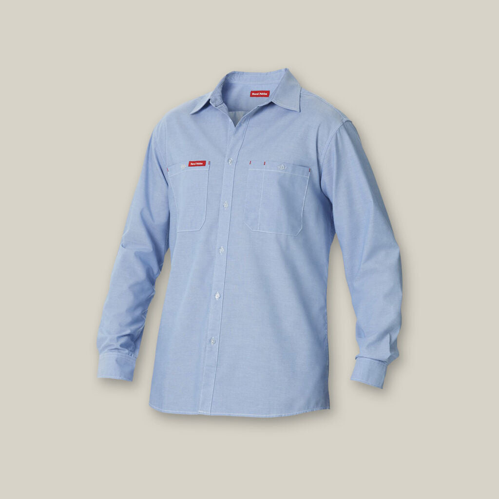 Hard Yakka Y07338 Foundations Chambray Long Sleeve Shirt