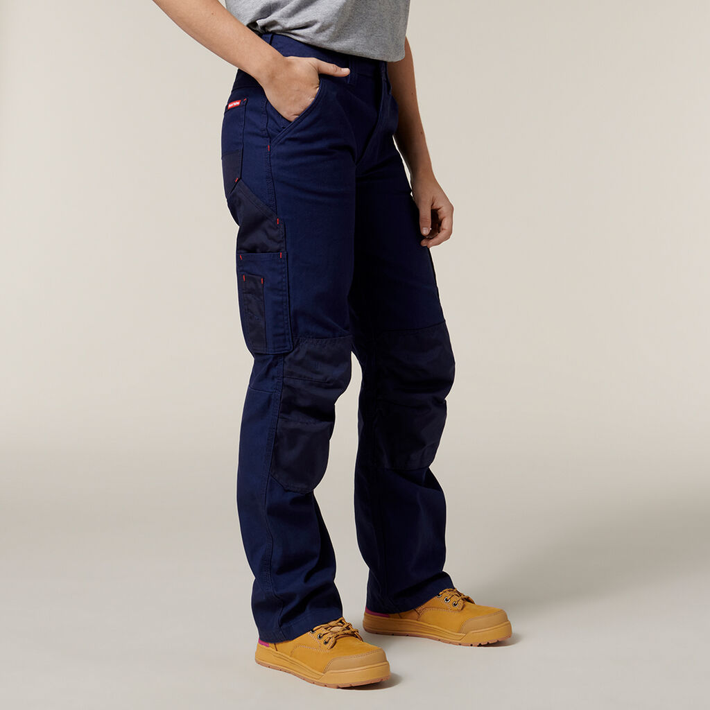 Hard Yakka Y08079 Women's Legends Cargo Pant-Navy