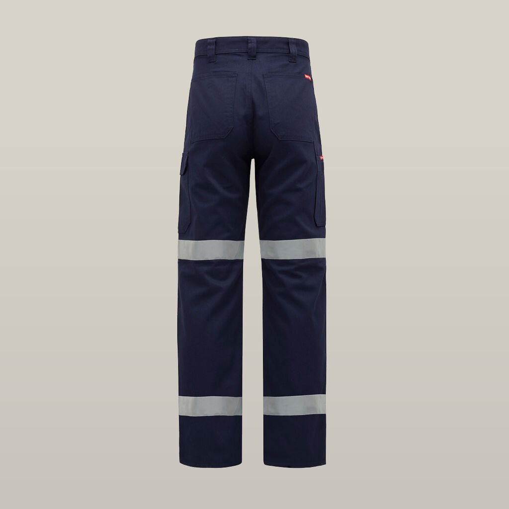 Hard Yakka Y08380 Women's Cargo Drill Pant With Tape-Navy