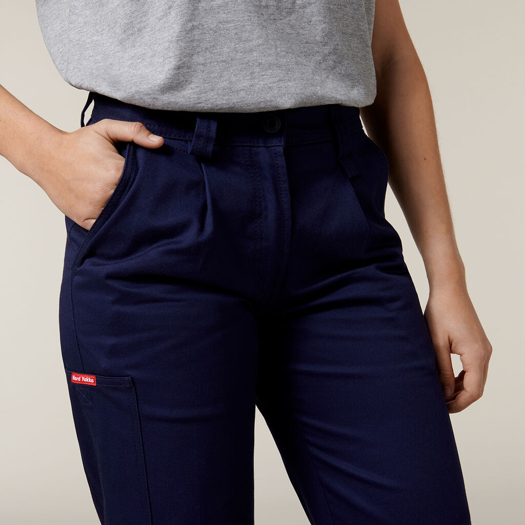 Hard Yakka Y08840 Women's Drill Pant-Navy