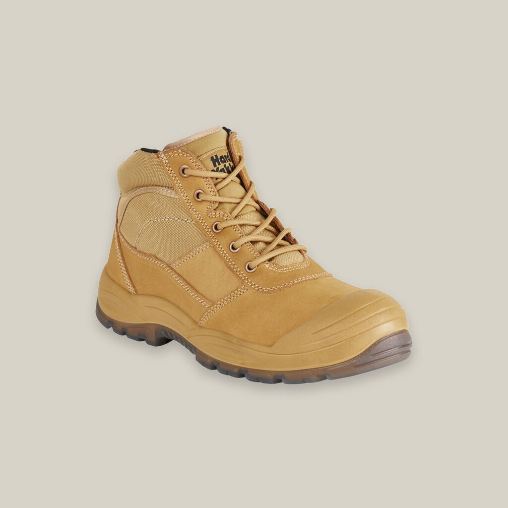 Hard Yakka Y60120 Utility Zip Safety Boot Wheat