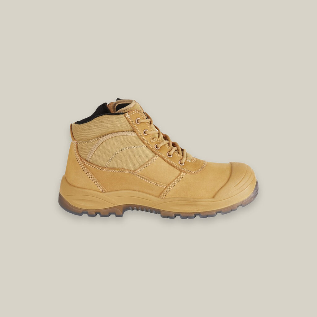 Hard Yakka Y60120 Utility Zip Safety Boot Wheat